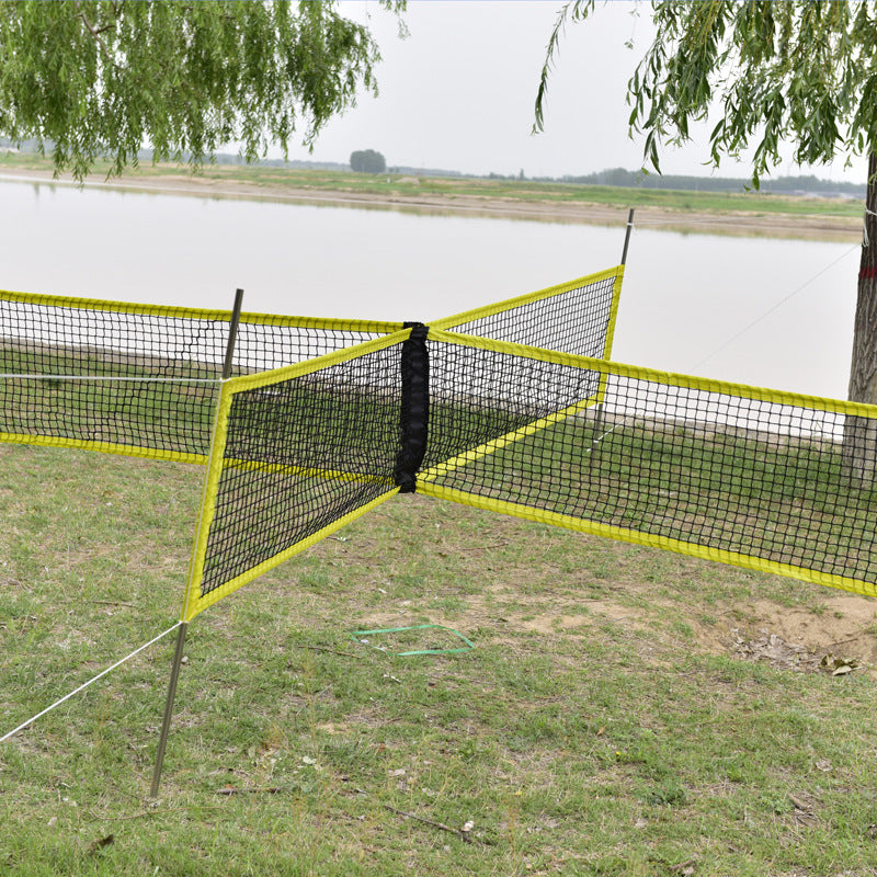 Square Outdoor Beach Volleyball Net Frame Set